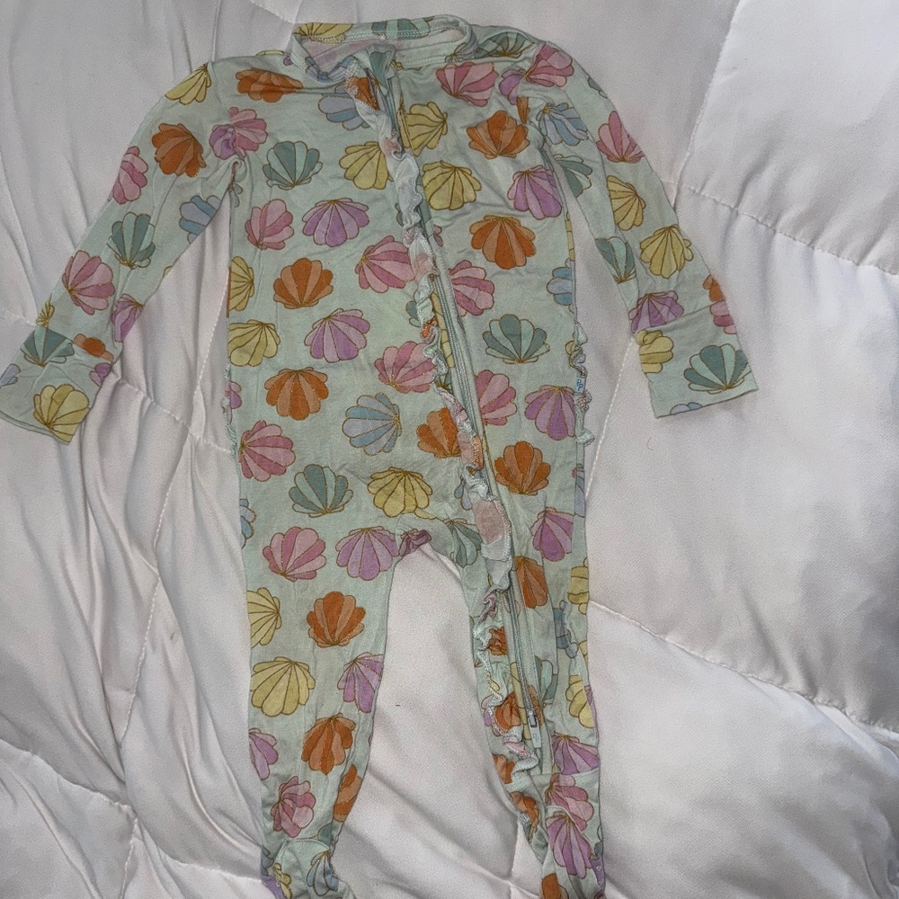 Posh Peanut Zipper Footie Pajama